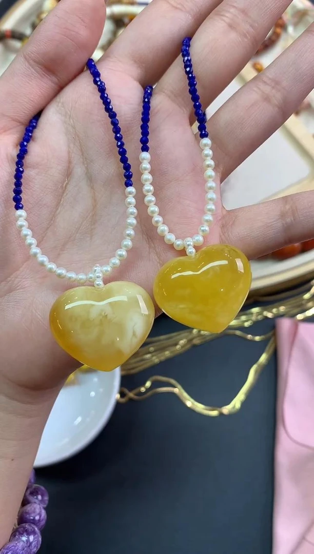 【小鱼严选】蜜蜡吊坠-ml02-多样性发其一|BML2