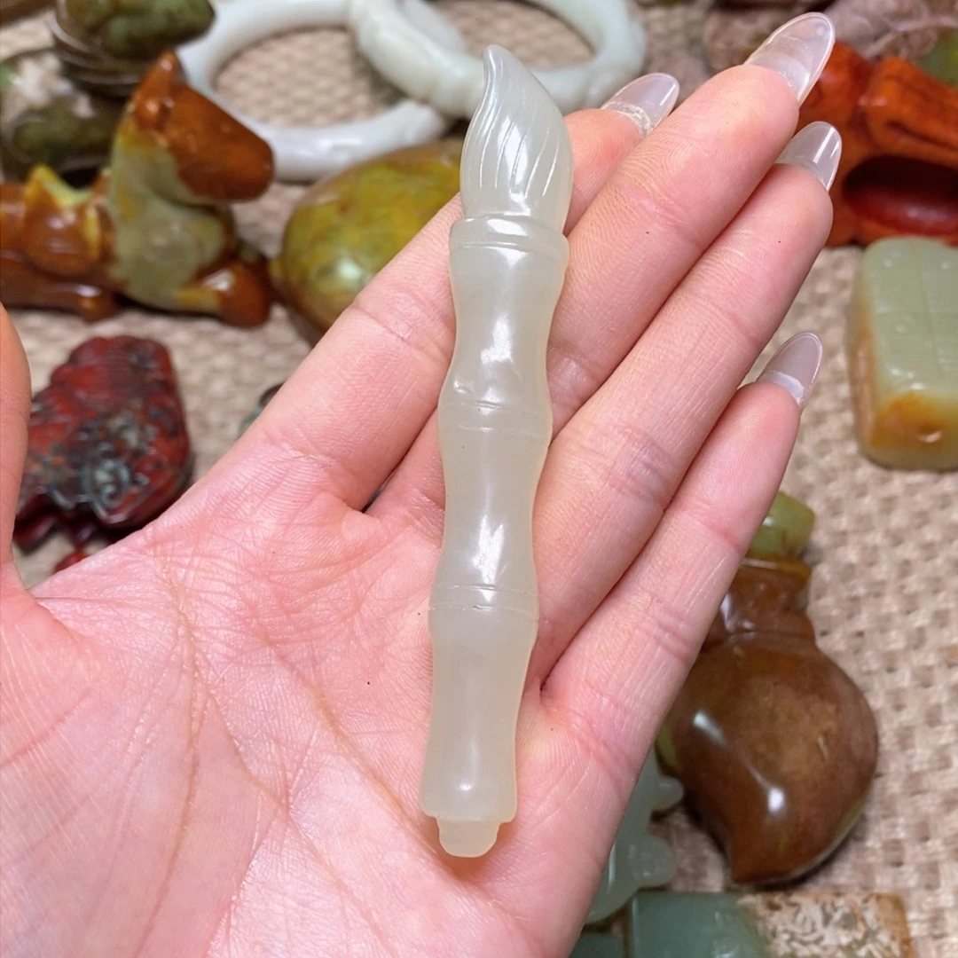 白玉菩提吊坠白玉菩提白玉菩提摆件