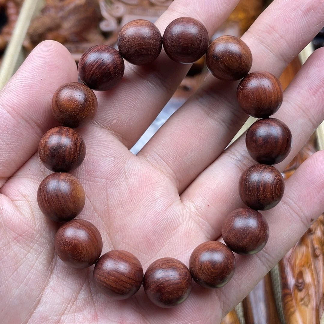 摩***龙手串/手链小叶紫檀微瑕1.5