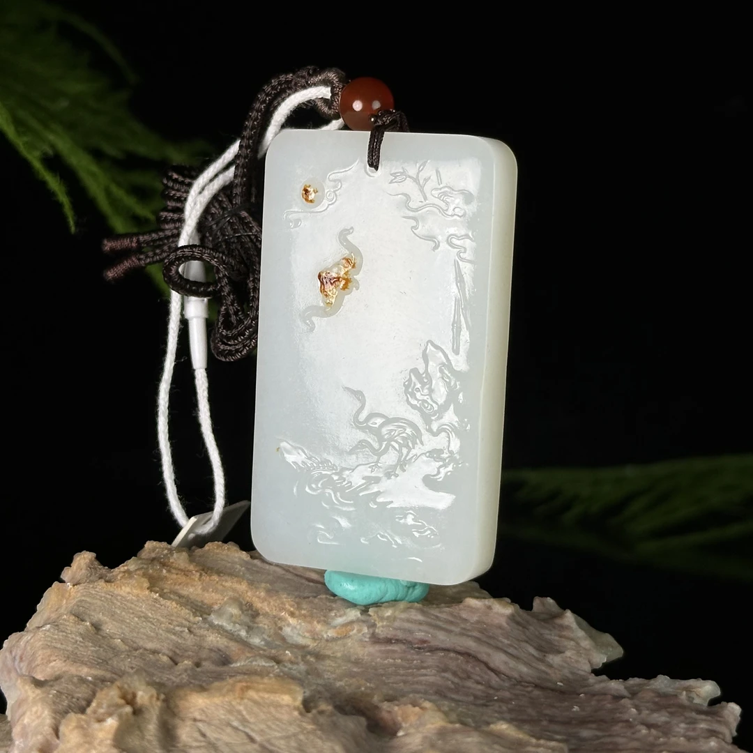 二十世纪和田玉寿山福海佩 CZS8022818*【上海兰馨】