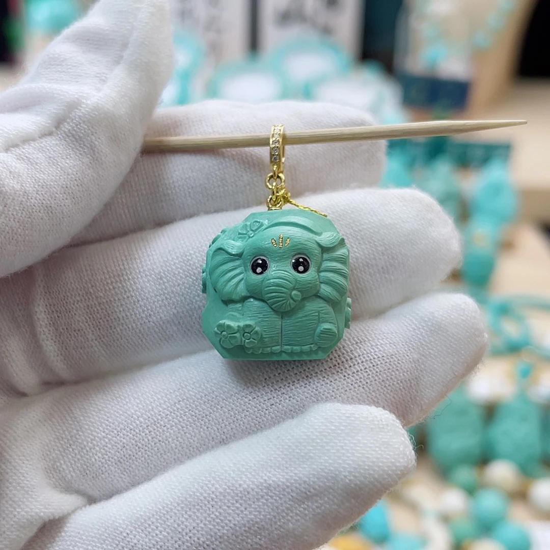 绿松石珠宝奇石未镶嵌