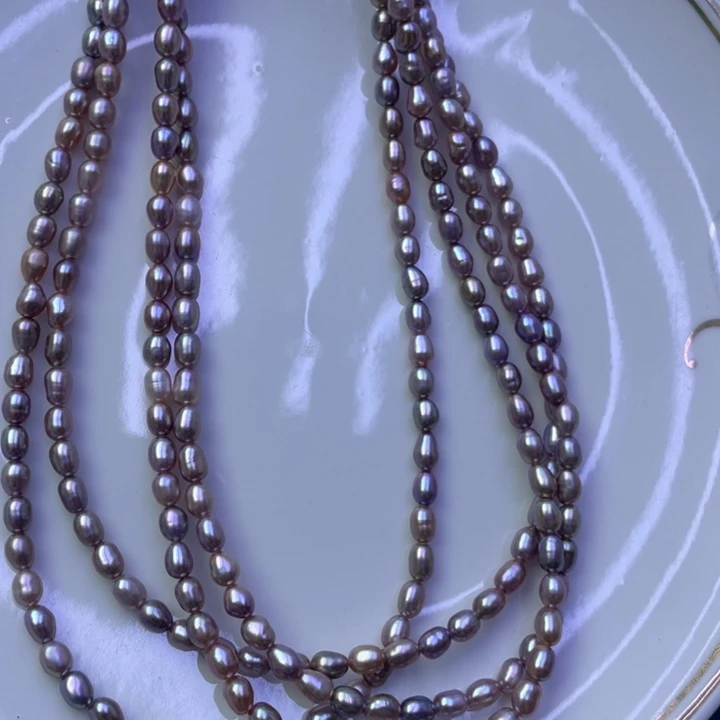 淡水珍珠项链合金