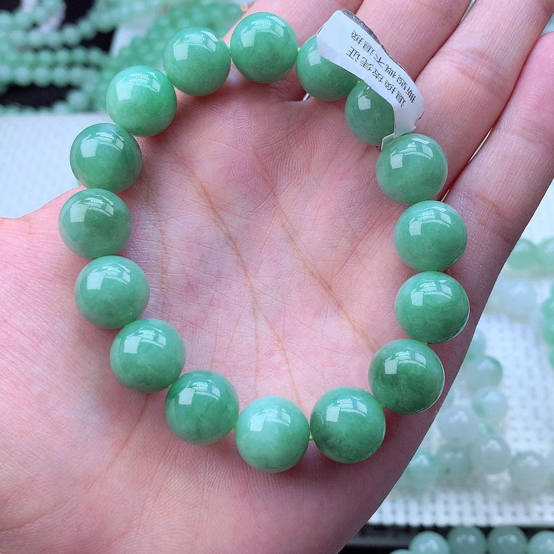 翡翠未镶嵌毛衣链卡13