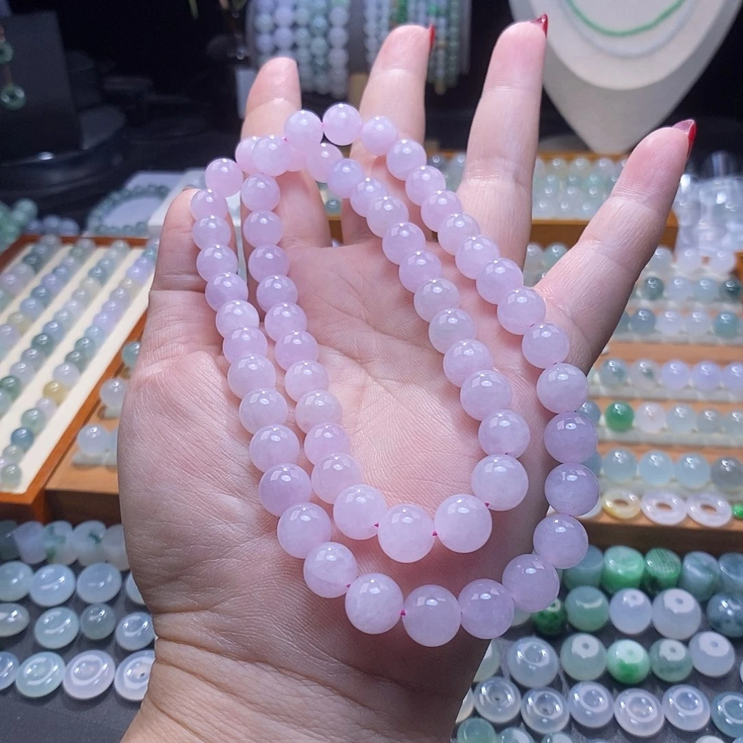 翡翠未镶嵌颈饰项链卡9