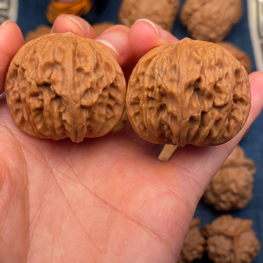 把件文玩核桃38山地正磨