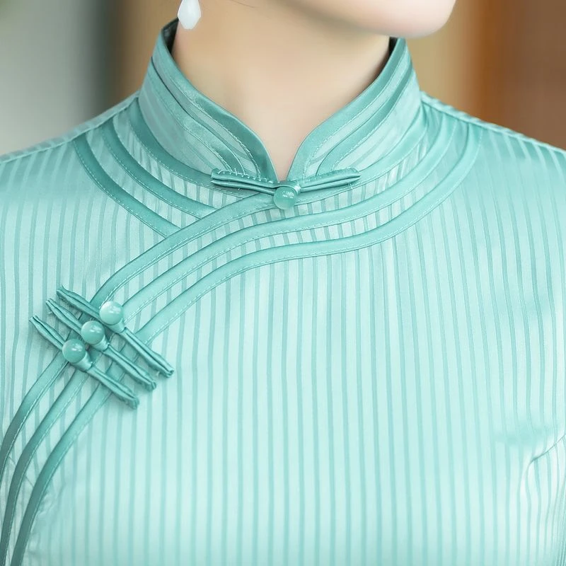 【喜莱舫】高端原创苏派手工旗袍 B-3121 T