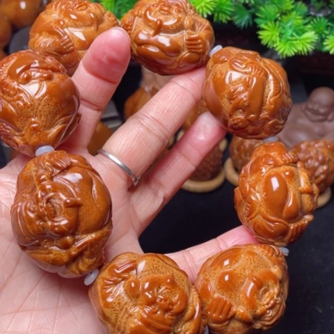 【闪购商品】手串/手链橄榄核?****）33左右横财手持