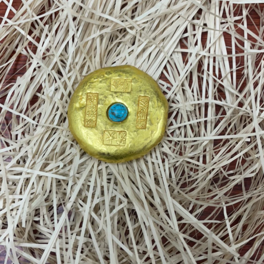 现代复古龙型圆饼摆件HP038