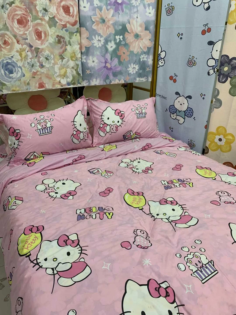 2.微瑕斜纹 加厚老粗布 印花纯棉成品床单（以主播介绍为准）床品