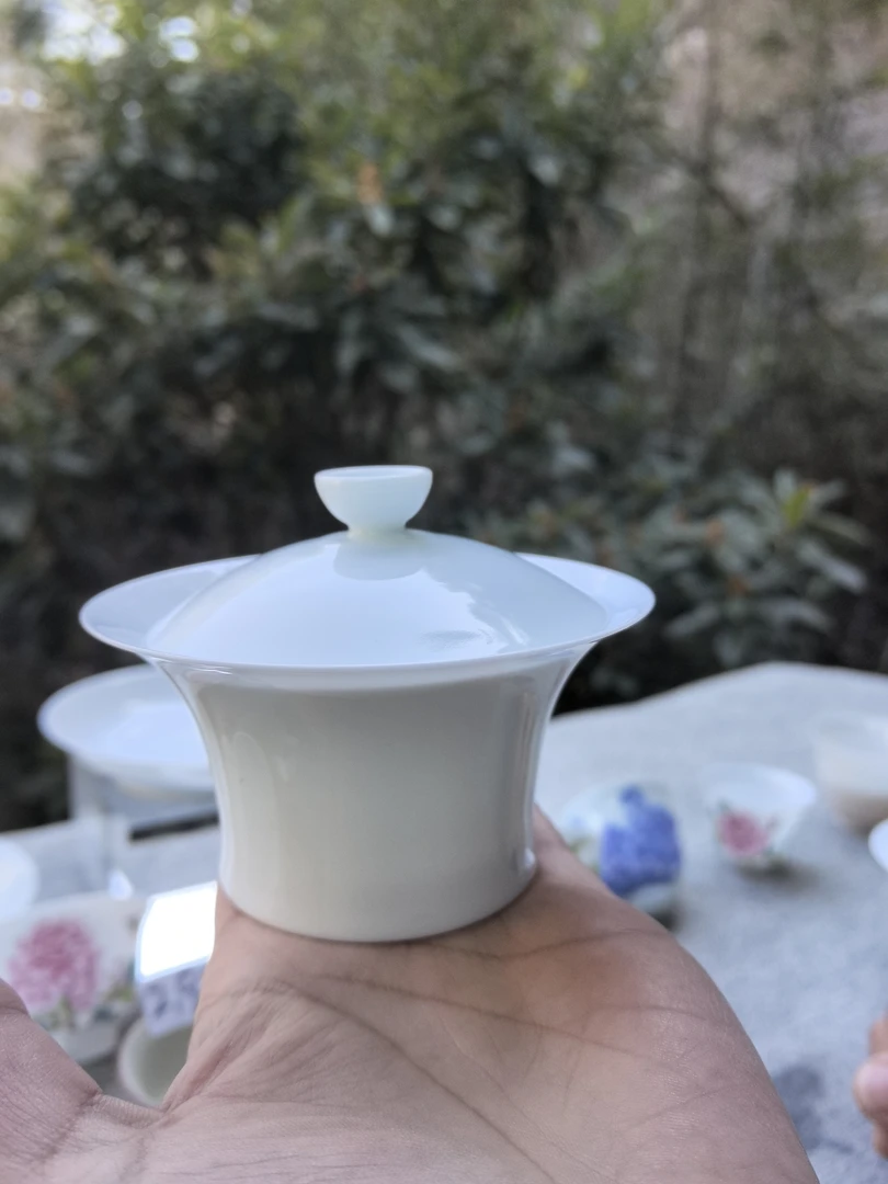 马蹄盖碗景德镇高温陶瓷