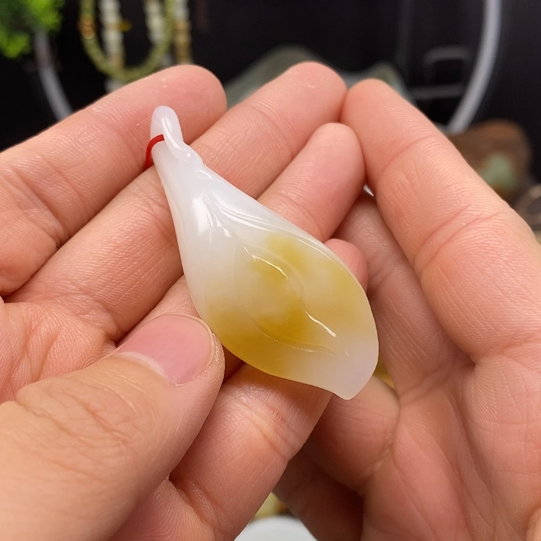 和田玉未镶嵌颈饰67