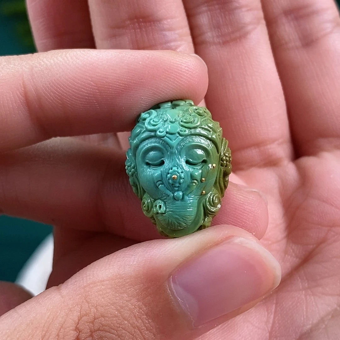 绿松石珠宝奇石未镶嵌