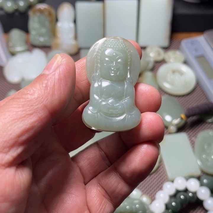 和田玉（糖玉）未镶嵌挂件