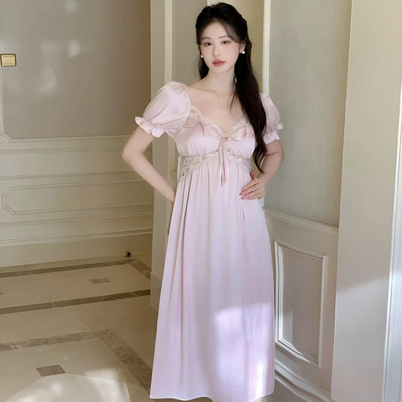 ②【021-040编码】品牌高货清沧 品质睡衣法式轻奢感家居服可外穿