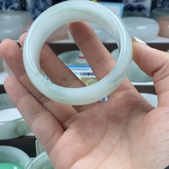 石英质玉（金丝玉）未镶嵌手镯