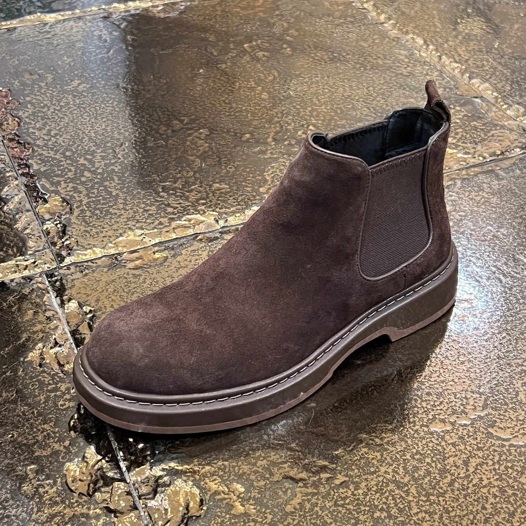 LEDS 男鞋 15060657 春季新款一脚深咖色矮靴男鞋