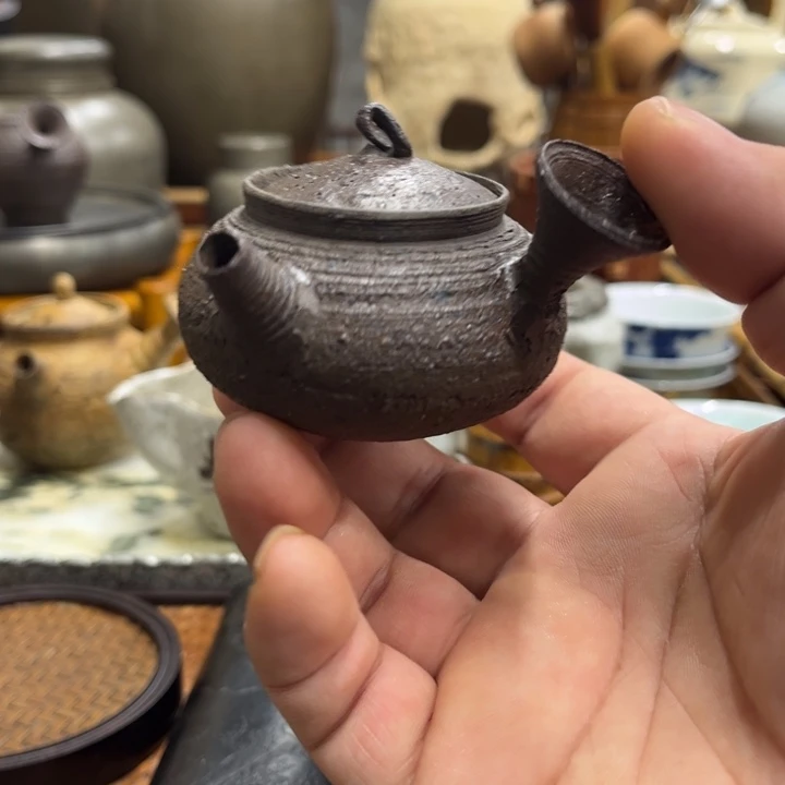 南蛮烧侧把手壶一