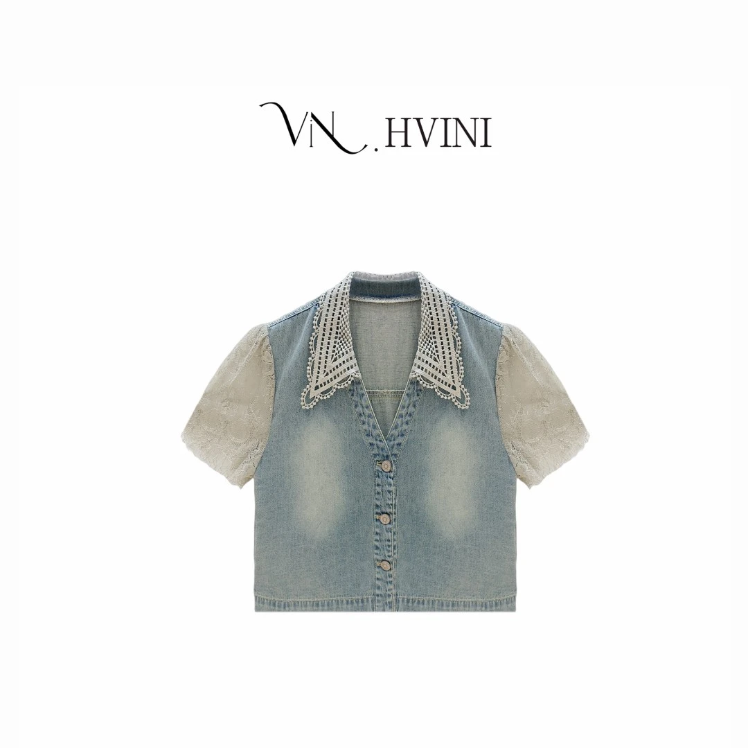 【柔美雅致​】2025春季新款时尚百搭休闲设计师牛仔外套L4300