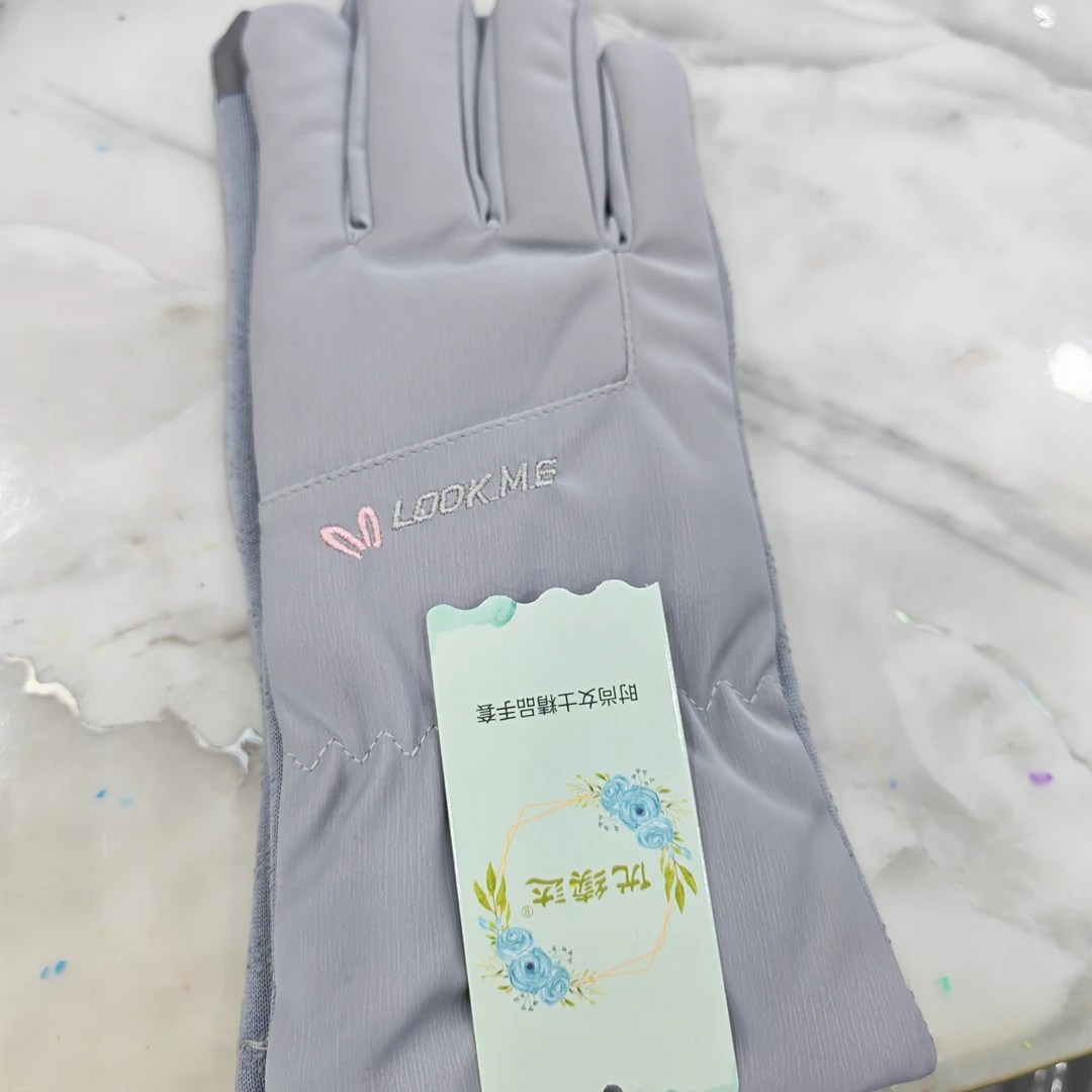女士加绒五指手套