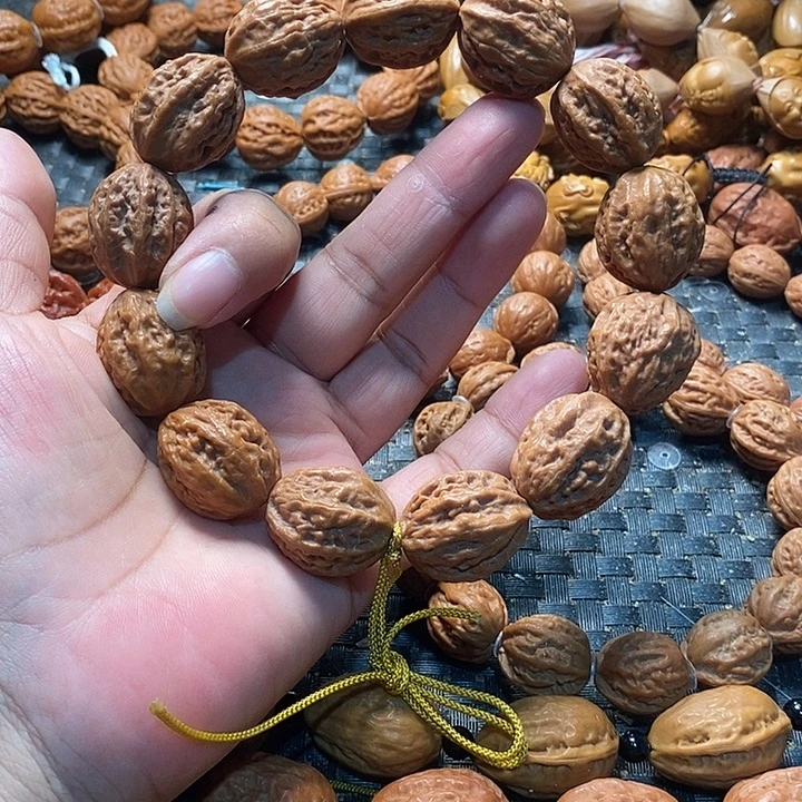 手串文玩核桃粗筋八棱