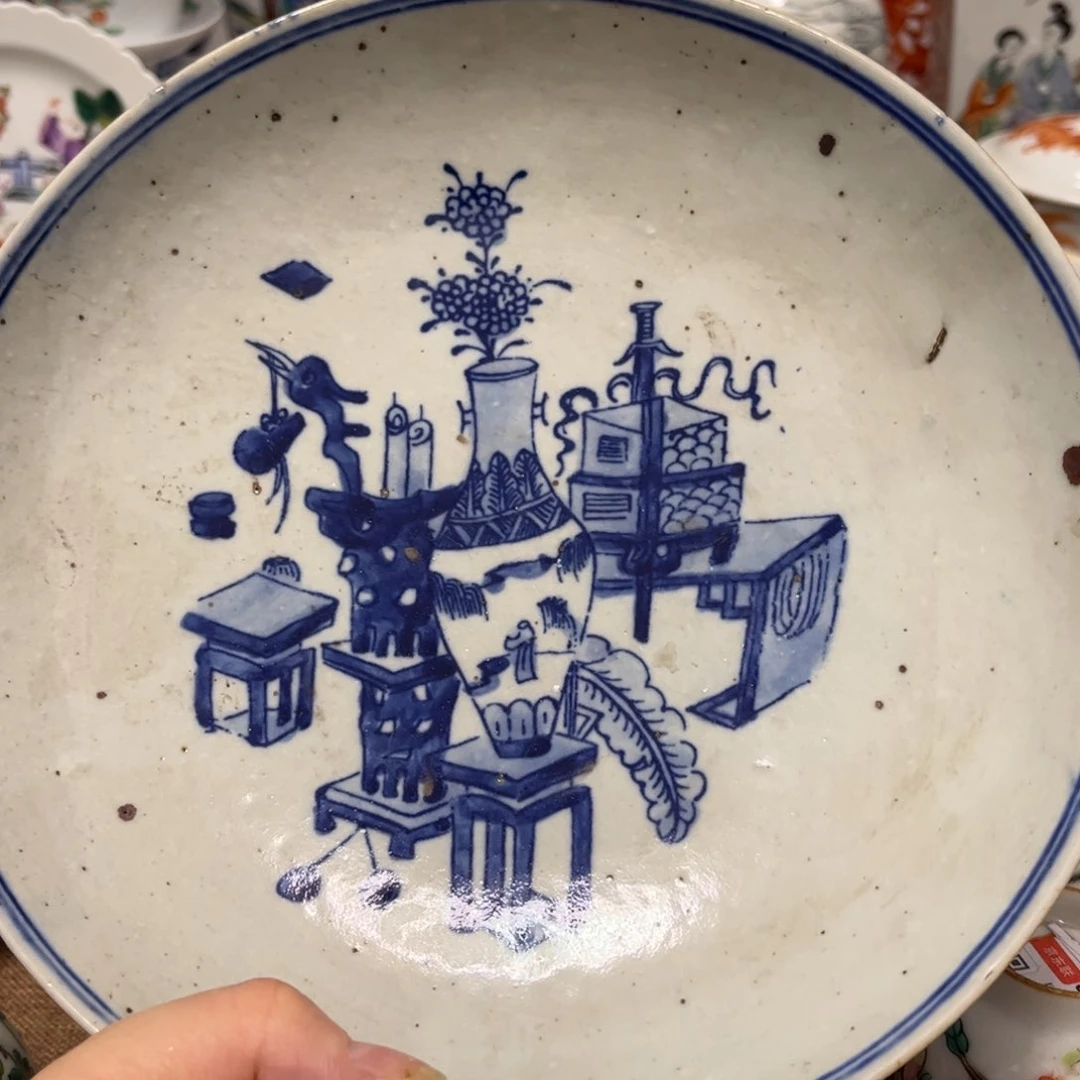 琉璃手工艺品盘子