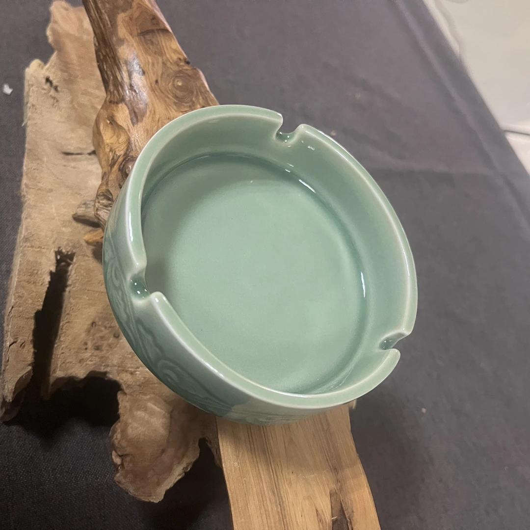 耀州瓷 青瓷烟灰缸