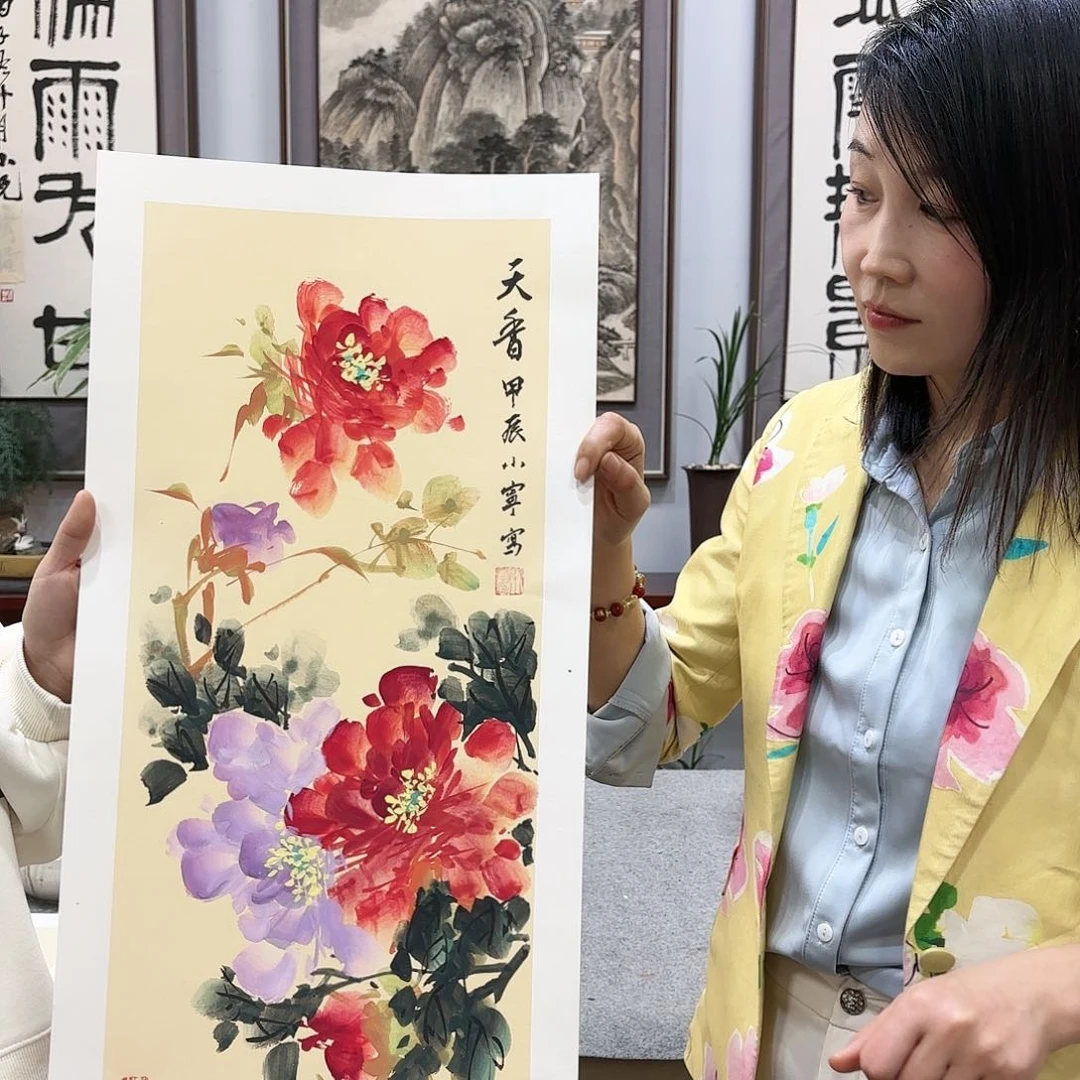 国画国画纯手绘作品请放心去藏