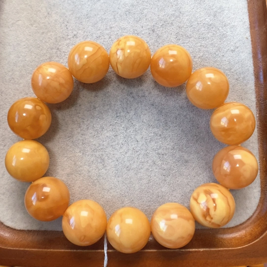 蜜蜡未镶嵌手串蜜蜡