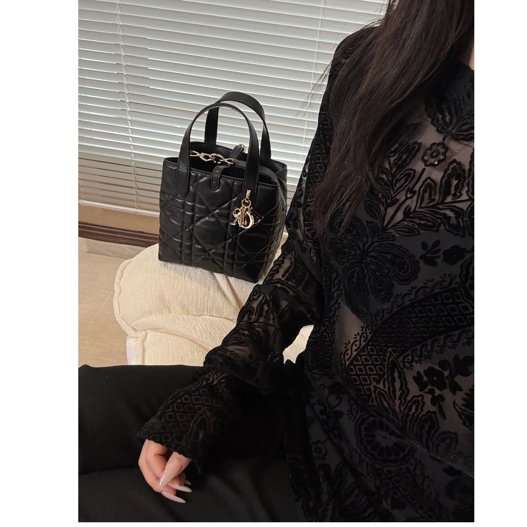 YAO'S BAG]2025新款竖版手袋真皮包单肩斜挎包