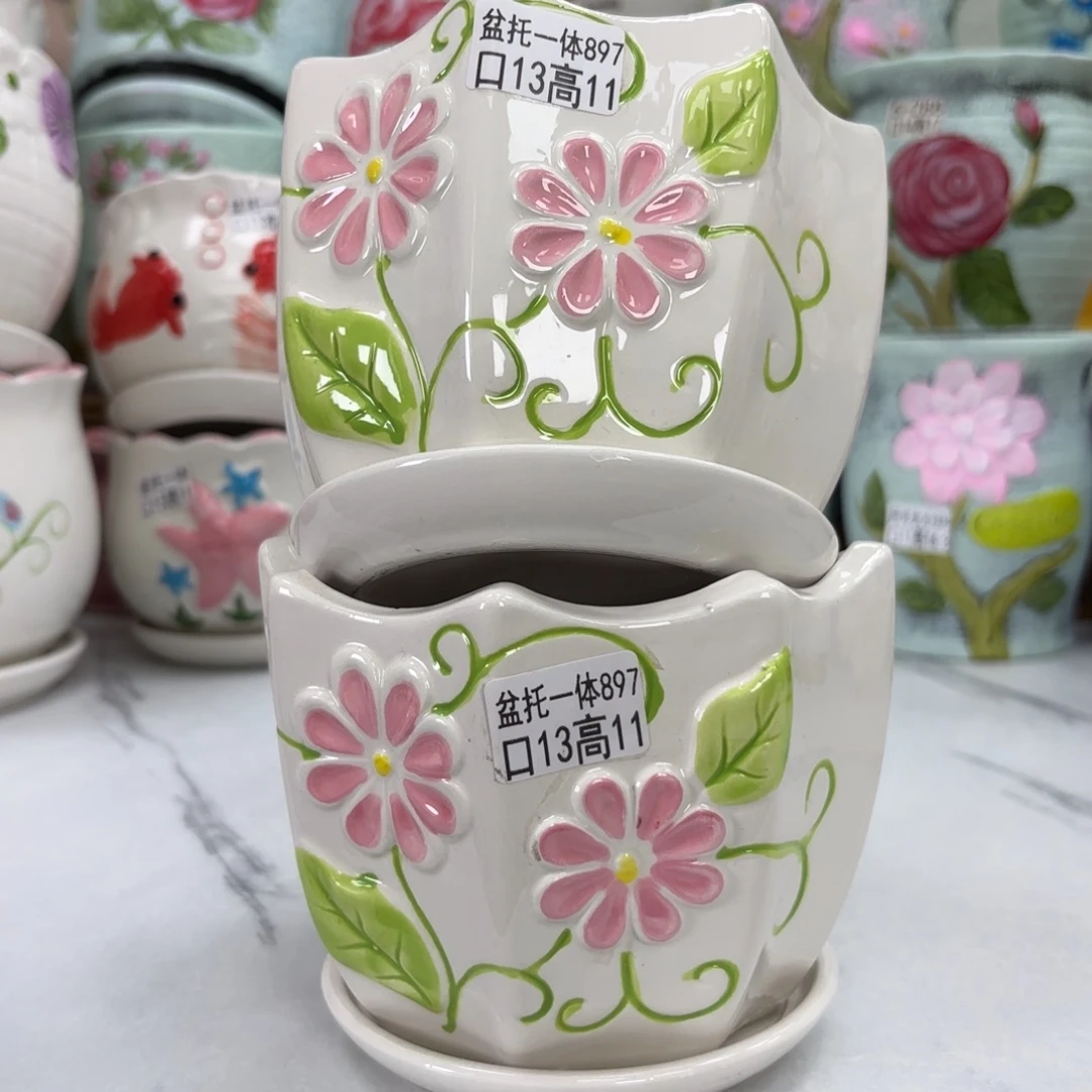 @夏西陶瓷花盆@@5897