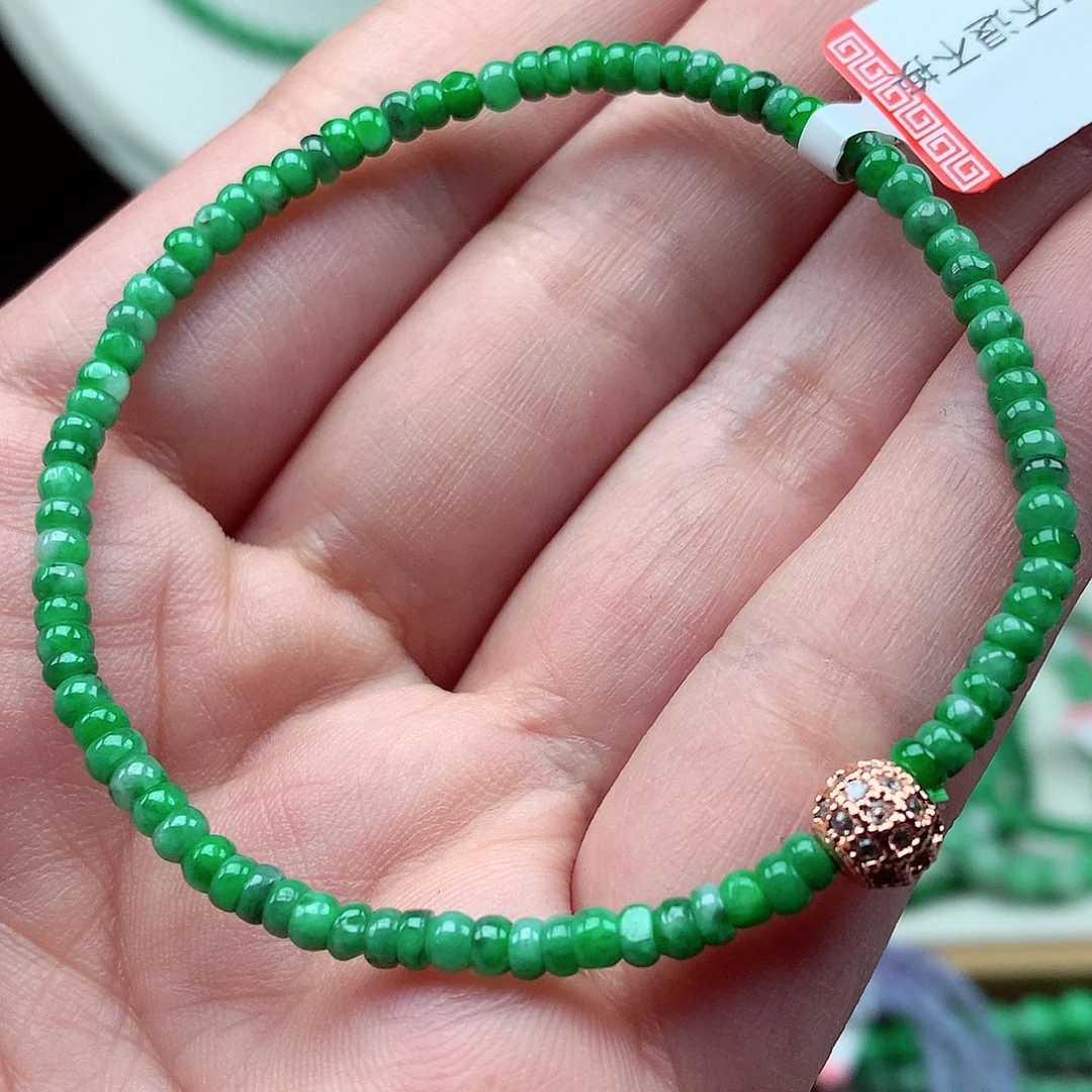 翡翠未镶嵌毛衣链翡翠