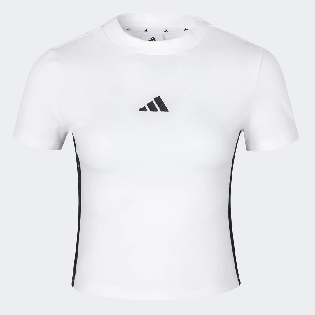 adidas/阿迪达斯25年新款 易用系运动休闲修身短袖T恤 JY8571