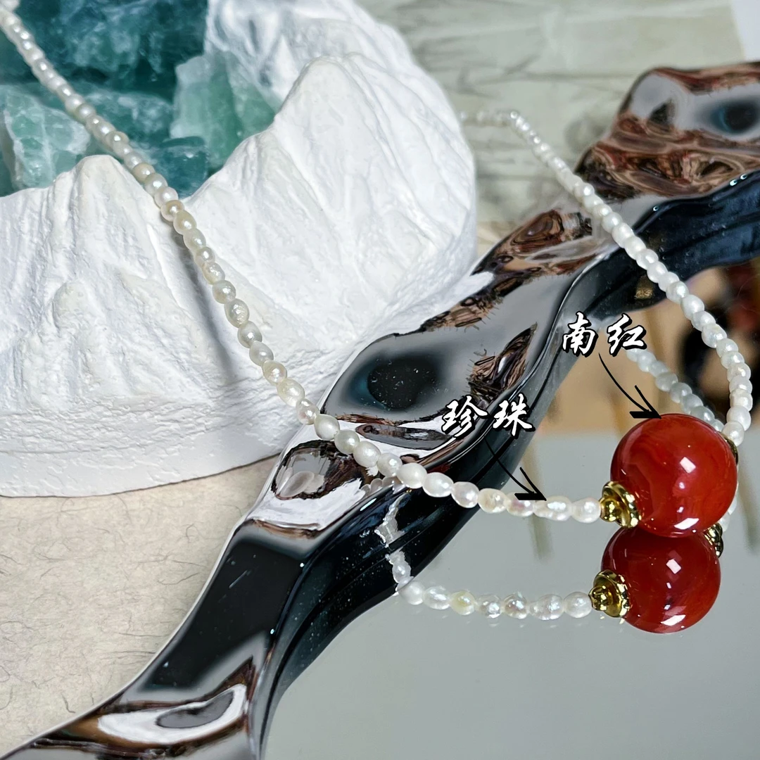 【十六珠宝】南红项链设计款WM118多样性发一