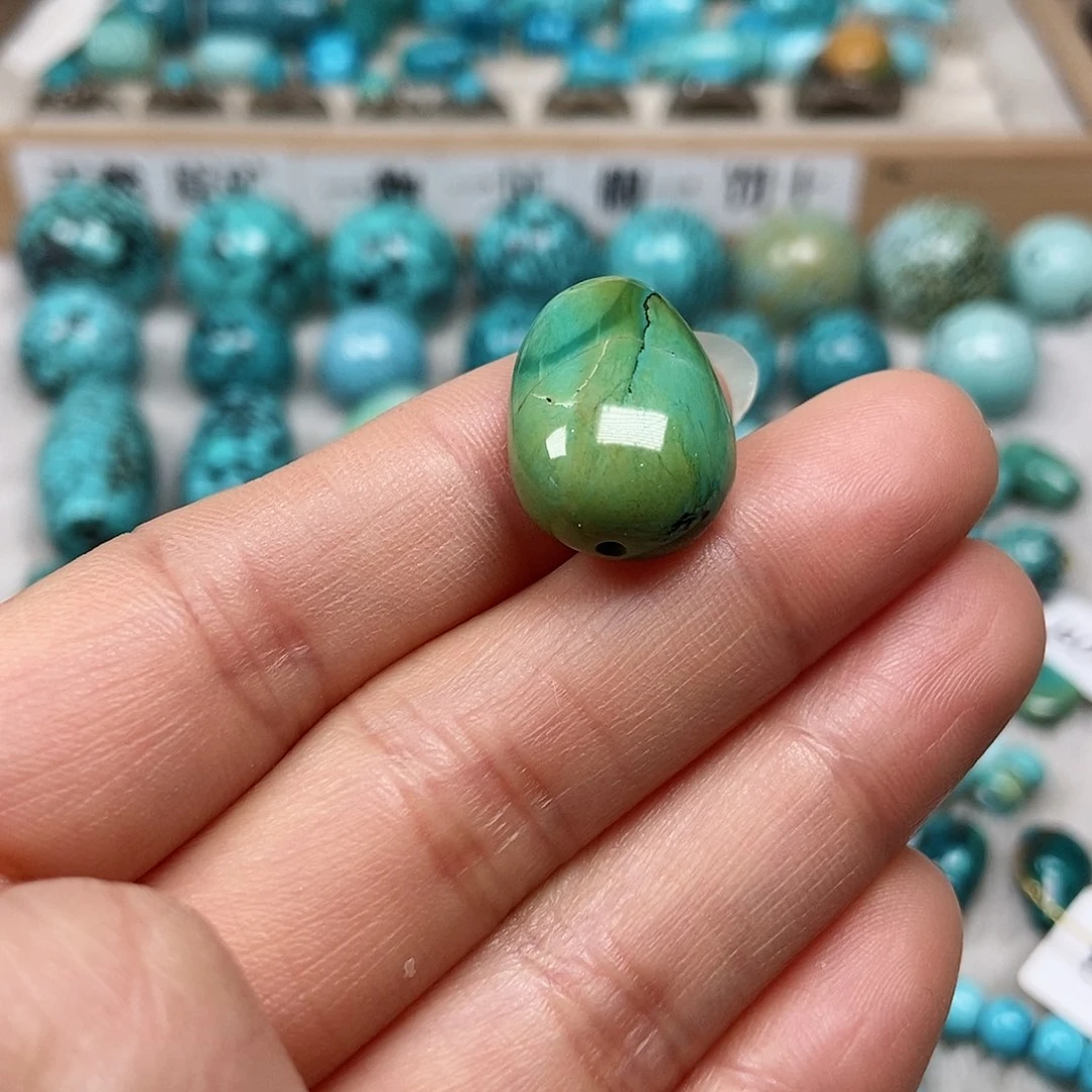 未镶嵌绿松石珠宝半成品