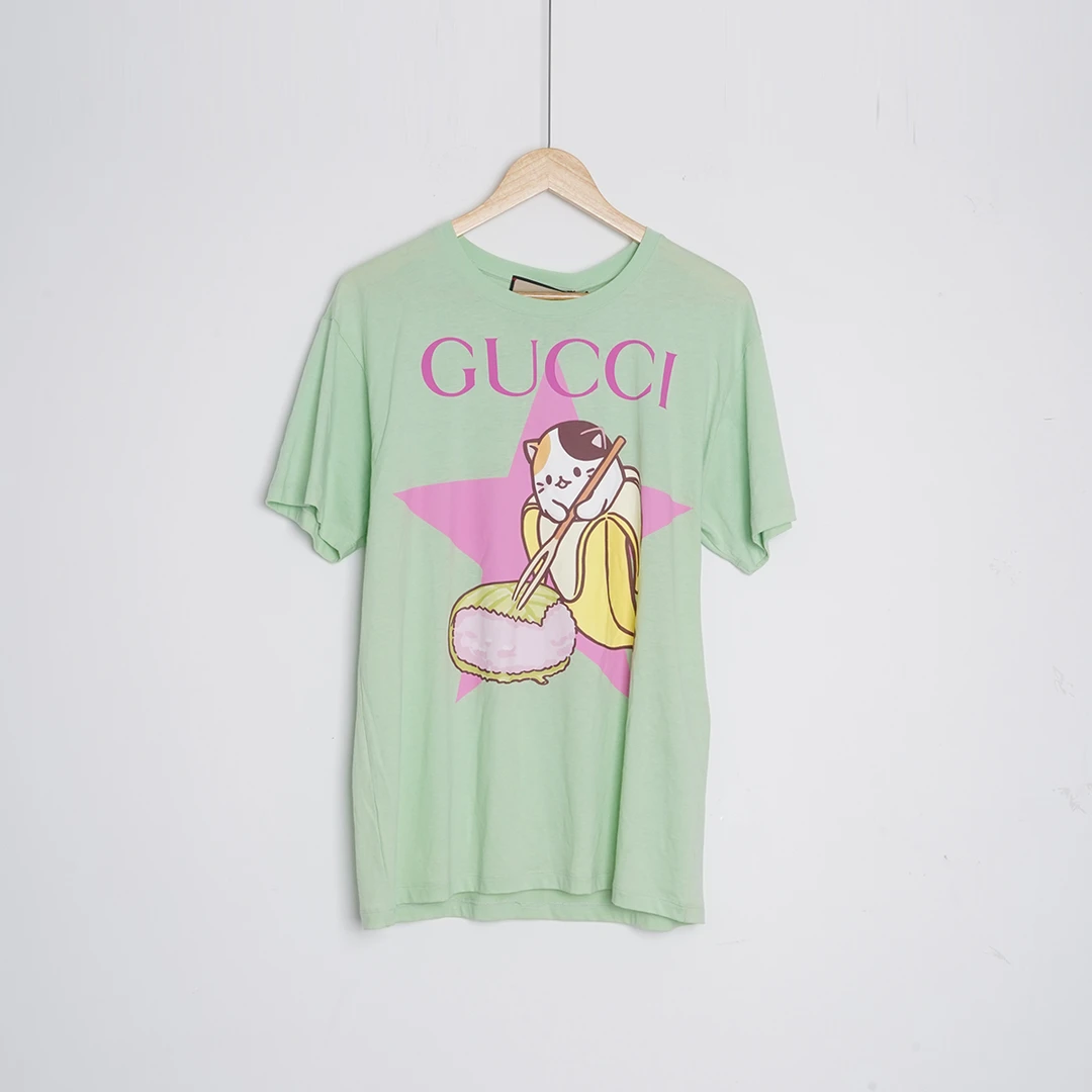 未使用 GUCCI/古驰 棉/TH0495/短袖/S码/古驰女装