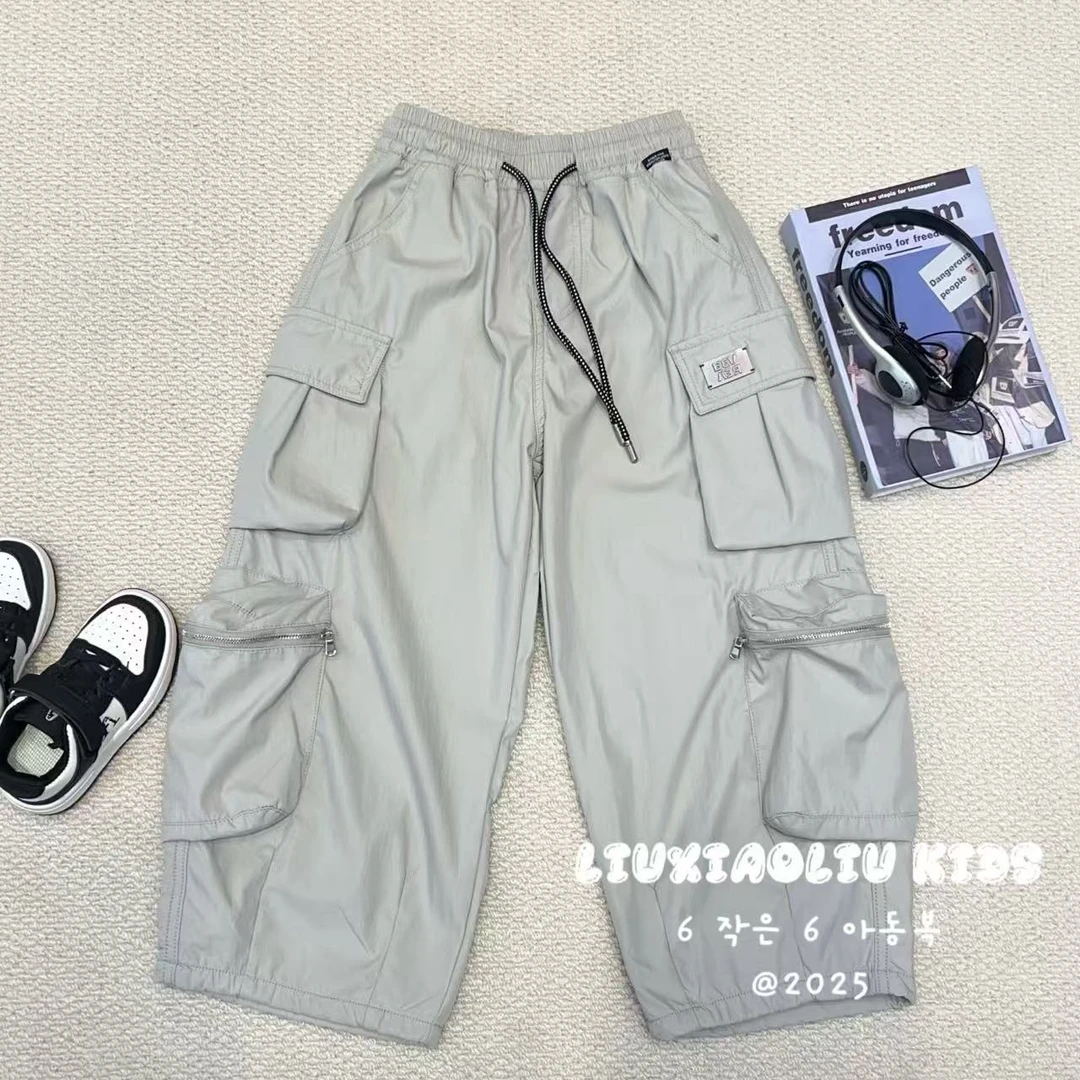 杭州六小六正版BY LIUXIAOLIU秋季儿童工装裤17152