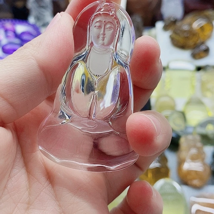 未镶嵌水晶颈饰素衣观音