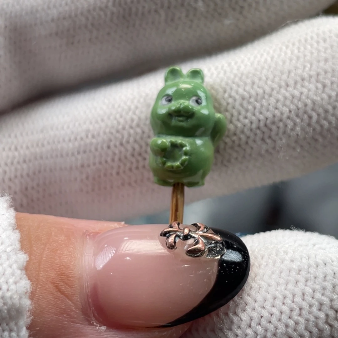 绿松石未镶嵌挂件