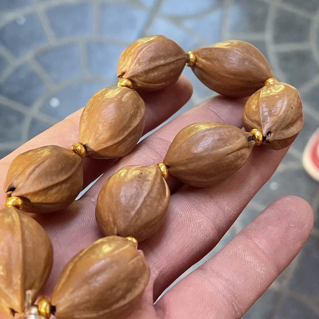 【佳哥严选】J67324-橄榄核梅林铁核素核手持-17mm左右