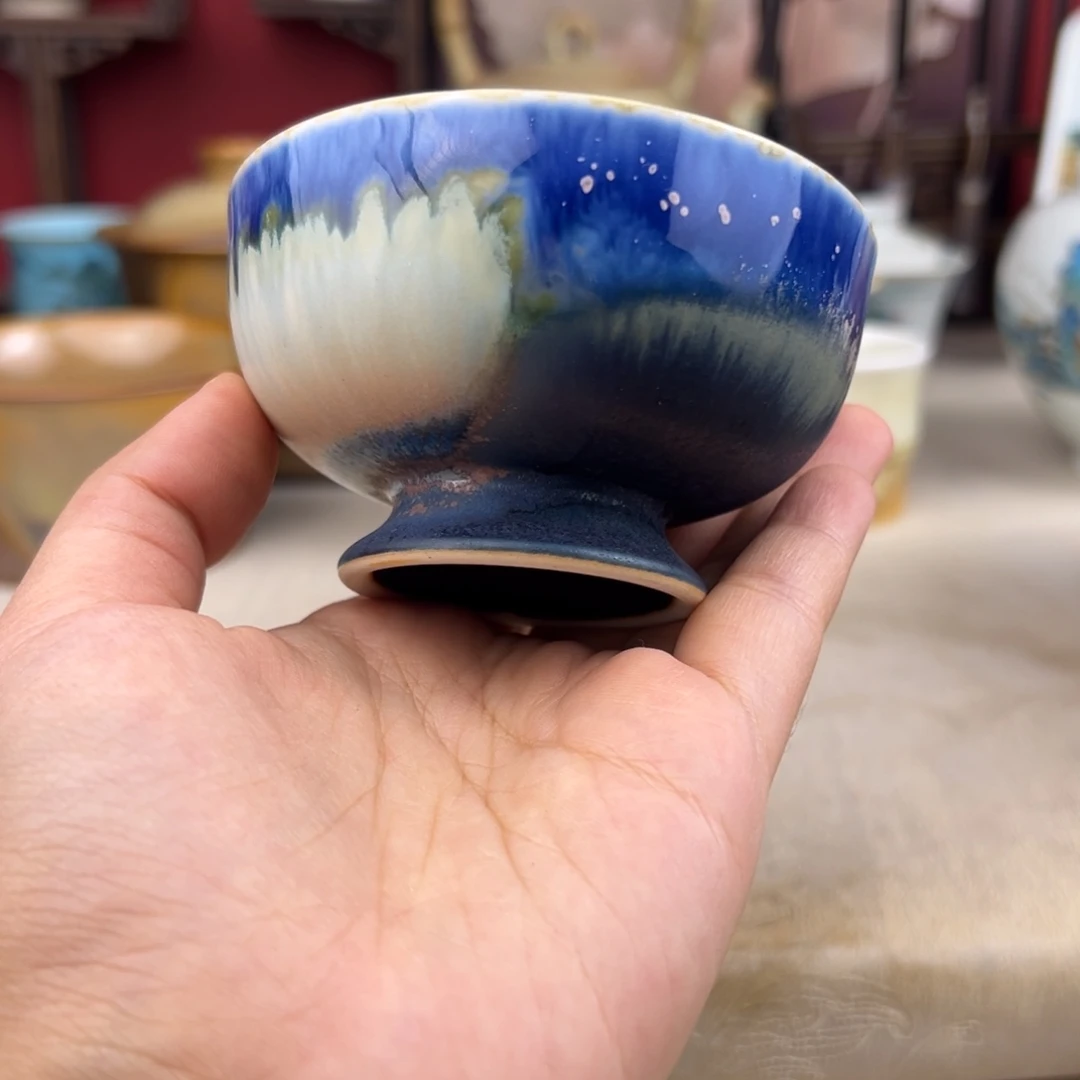 杯纯手工柴烧主人杯