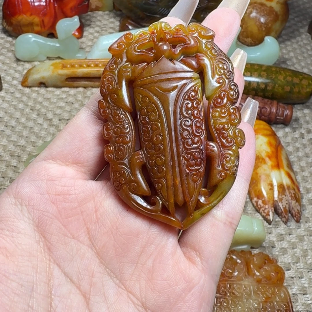 吊坠白玉菩提挂件