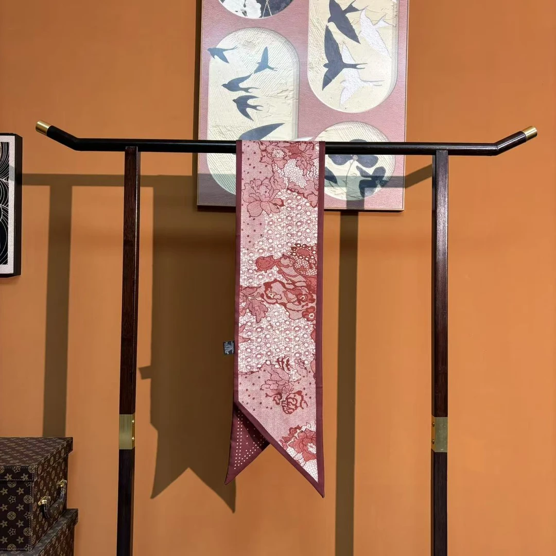 新款【绯织】重磅双层丝毛飘带高货重磅国风高端丝巾-L6