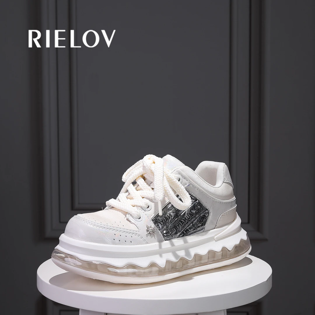 丽丽 RIELOV 增高6cm时尚潮流百搭女士休闲鞋  2069-12