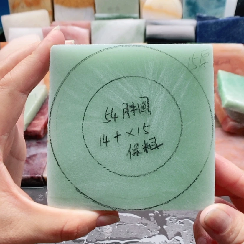 【闪购商品】石英质玉（金丝玉）手镯未镶嵌梨****?加工定制