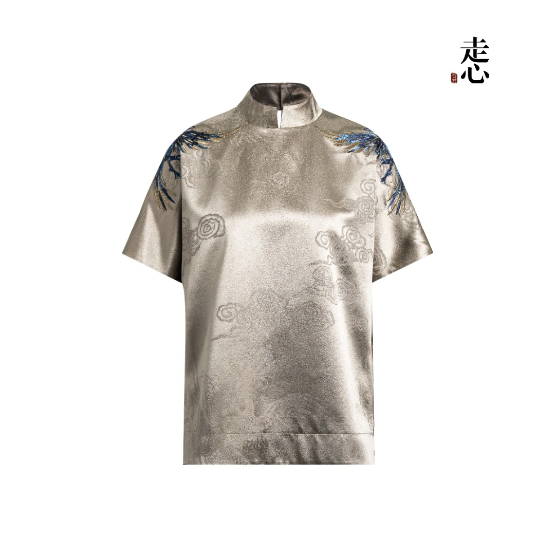 【走心非遗】青花瓷 套头衫 25Z106M