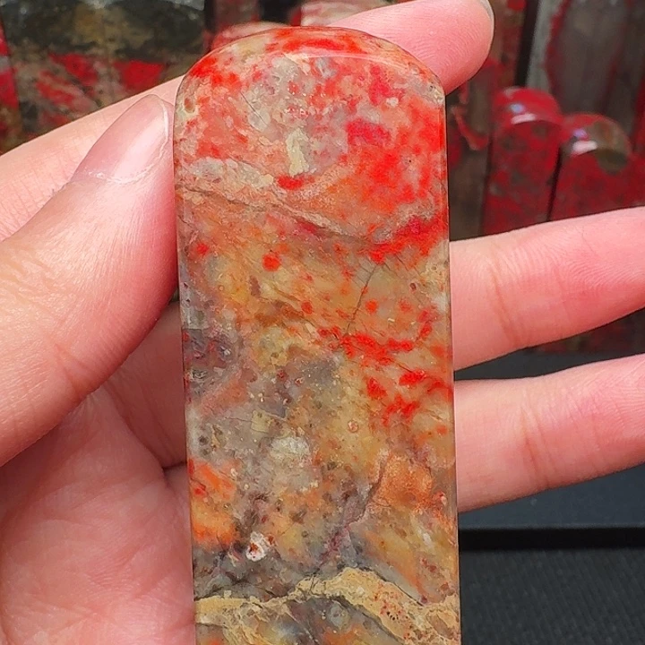 昌化石印石精品昌化鸡血石