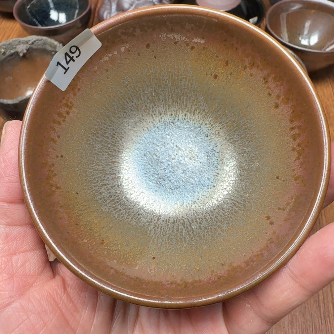 柴烧建盏茶盏茶杯149