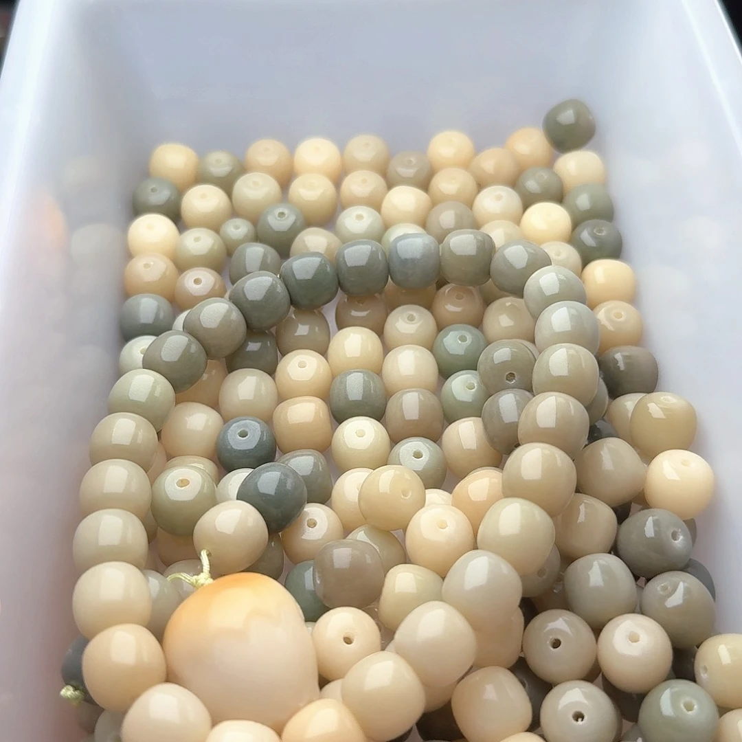 菩提根/象牙果吊坠50颗海盐蓝12桶