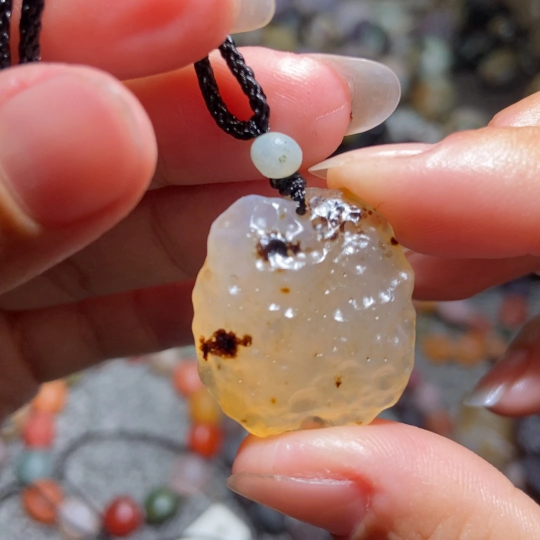 未镶嵌玛瑙/玉髓珠宝半成品