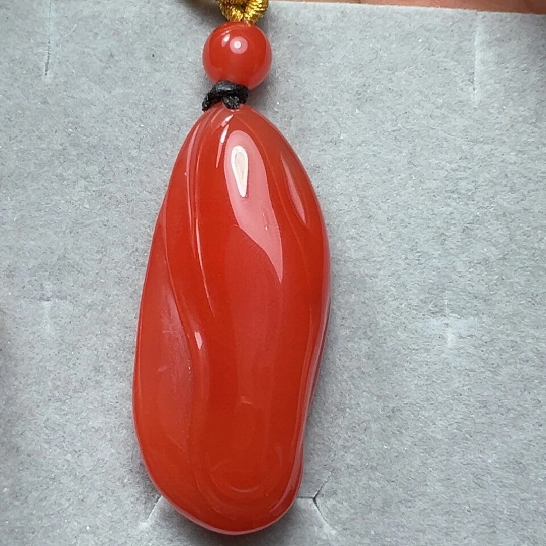 南红玛瑙未镶嵌吊坠